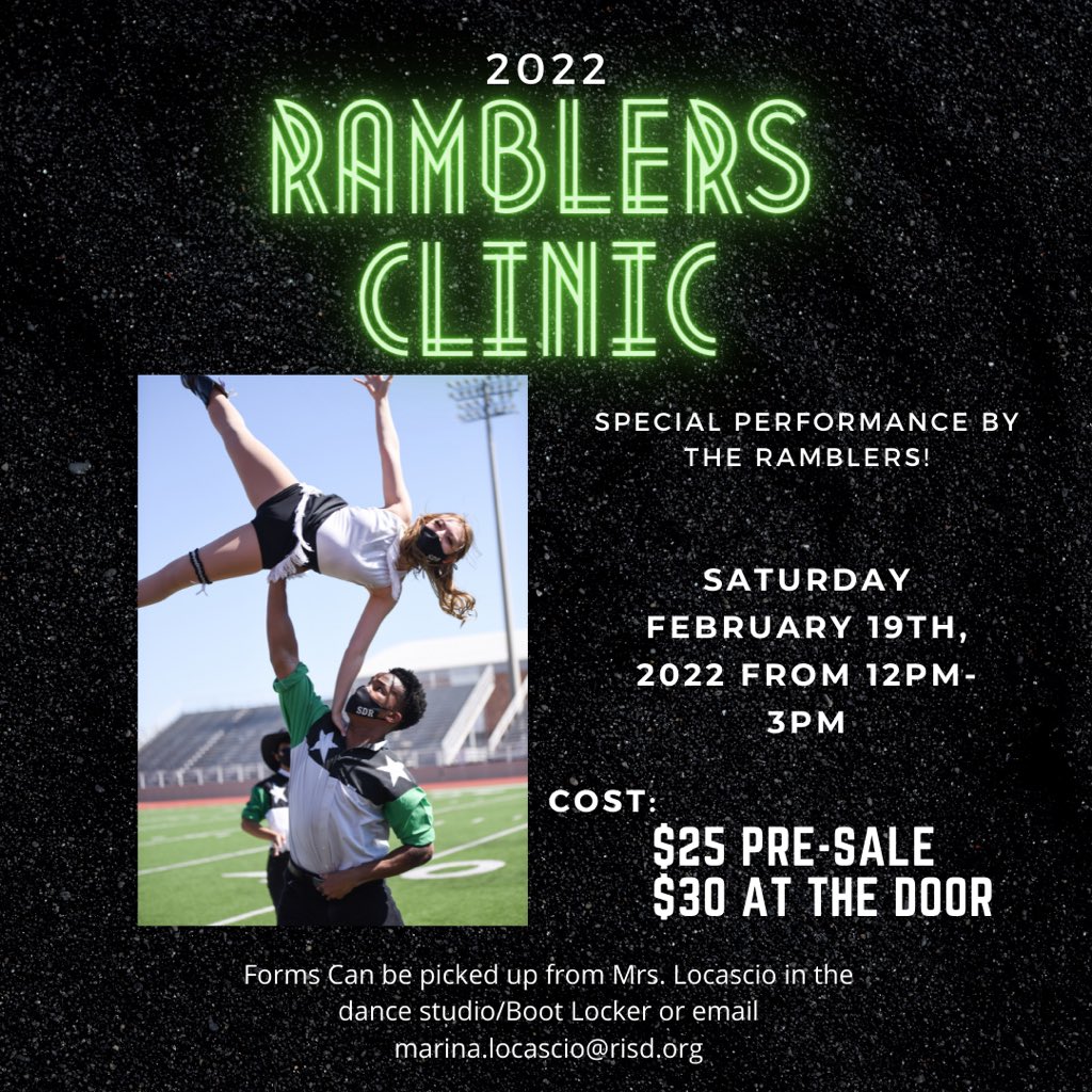 It’s clinic time! Come on out!!!!