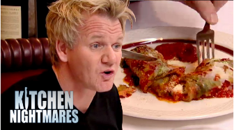 GORDON RAMSAY Starts to Cry About a Danish Dining Room That Starts SHAKING with Huge Moussaka! https://t.co/TARFHTssil