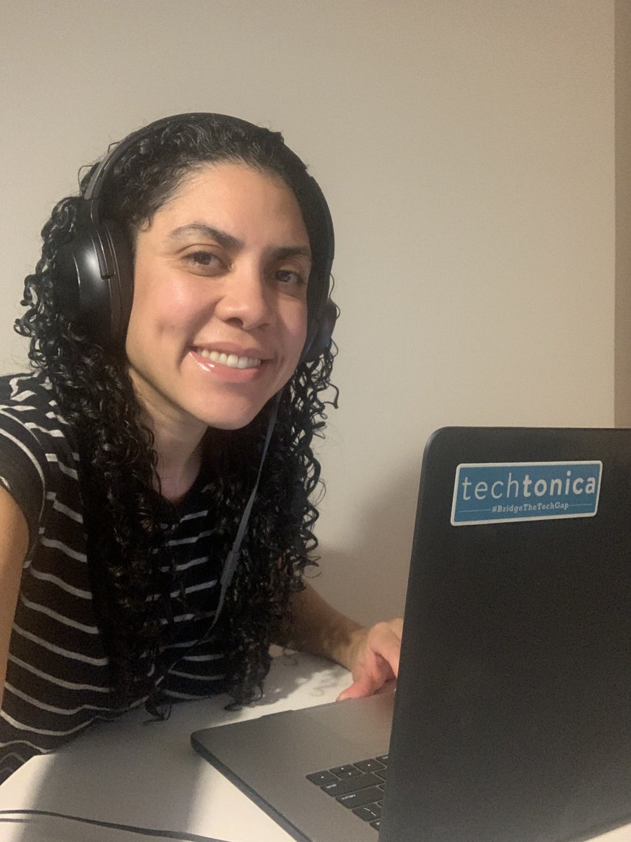TechtonicaOrg's tweet photo. Special thanks to our incredible partner
@TwitterForGood for donating laptops to Techtonica's newest cohort. One of our participants, @claribelmendez6 just finished her first week of training and is on her way to becoming a #SoftwareEngineer! #WomenInTech #TwitterIT https://t.co/ktFb78H3XB