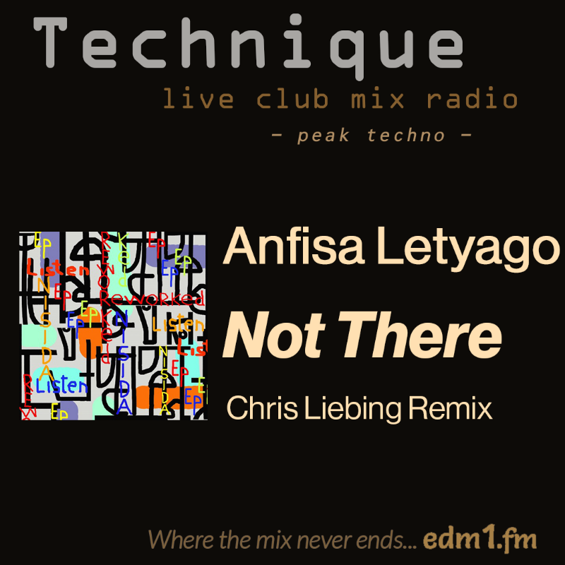technique_edm1's tweet photo. Could trip to this all night

Anfisa Letyago - Not There
[Chris Liebing Remix]

N:S:DA 
@AnfisaLetyago @ChrisLiebing   

#Techno
#WhereTheMixNeverEnds

In need of some dark pounding Techno?  We got you.

Get our 24/7 stream - mixed live right here 👇👇