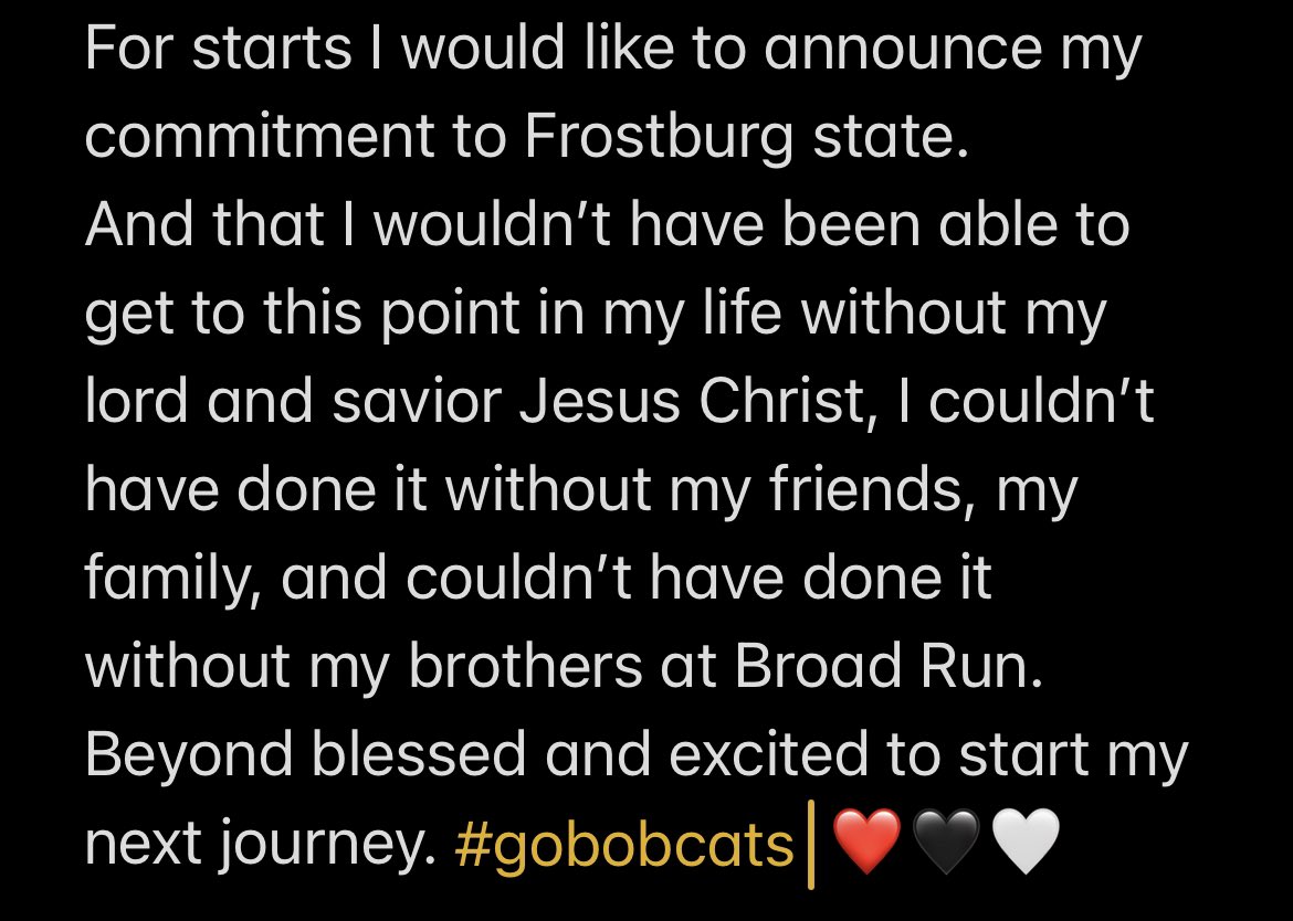 DominickTiaga's tweet photo. 100% COMMITTED
@FrostburgFBALL @CoachFahey54 @BroadRunFB https://t.co/0gcKds5JeN