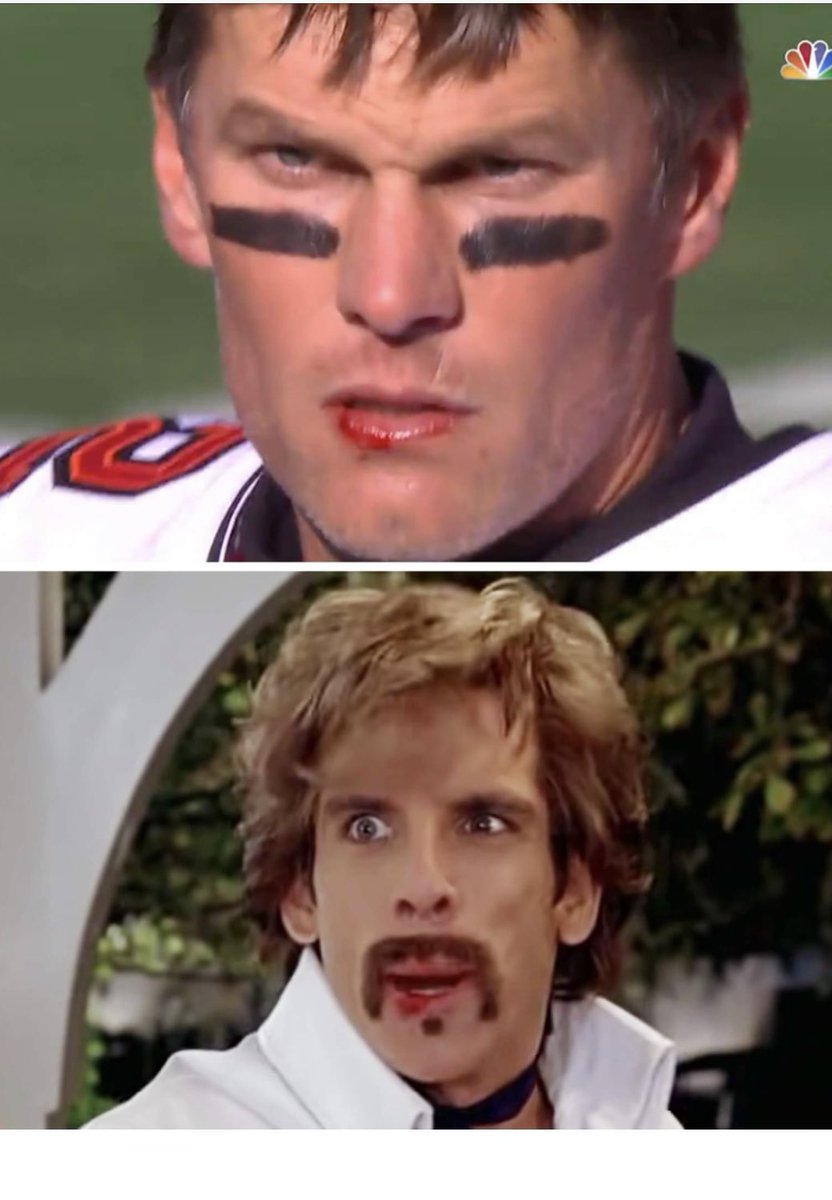 Tom Brady to the official. “Nobody makes me bleed my own blood”. Gets his first unsportsmanlike penalty of his career.