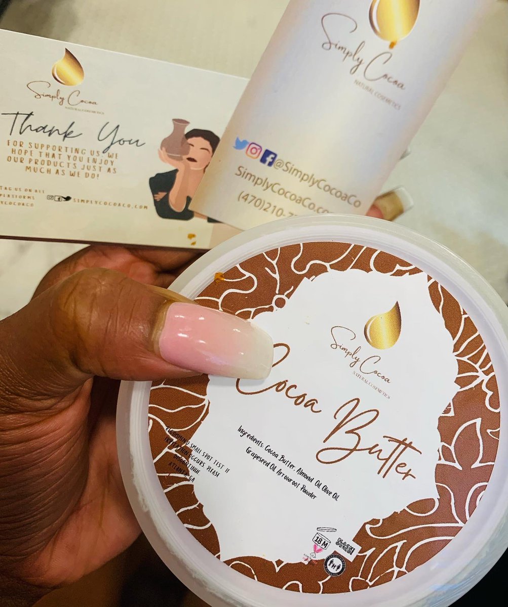simplycocoaco's tweet photo. Our customers are loving there body butters ♥️♥️ 

Cop yourself some Simply Cocoa  that your body will love 🥰. 

#simplycocoa #bodybutter #bodylove #buttah #smallbusiness #naturalskincare #blackownedbusinesses https://t.co/a0BlhxPL4l
