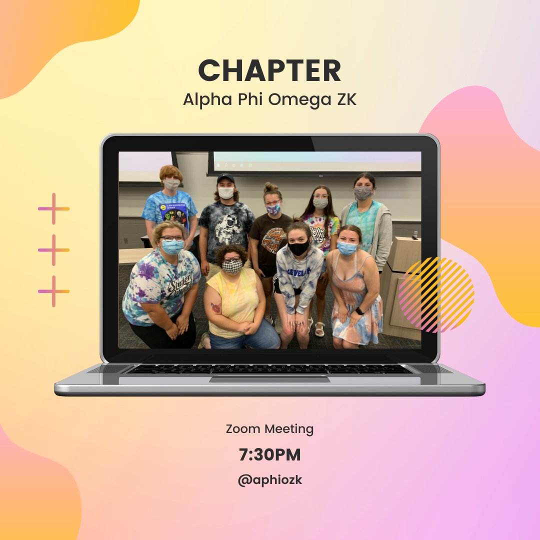 Chapter is tonight @ 7:30 pm! The meeting will be conducted over zoom, the link will be available on the group Facebook!