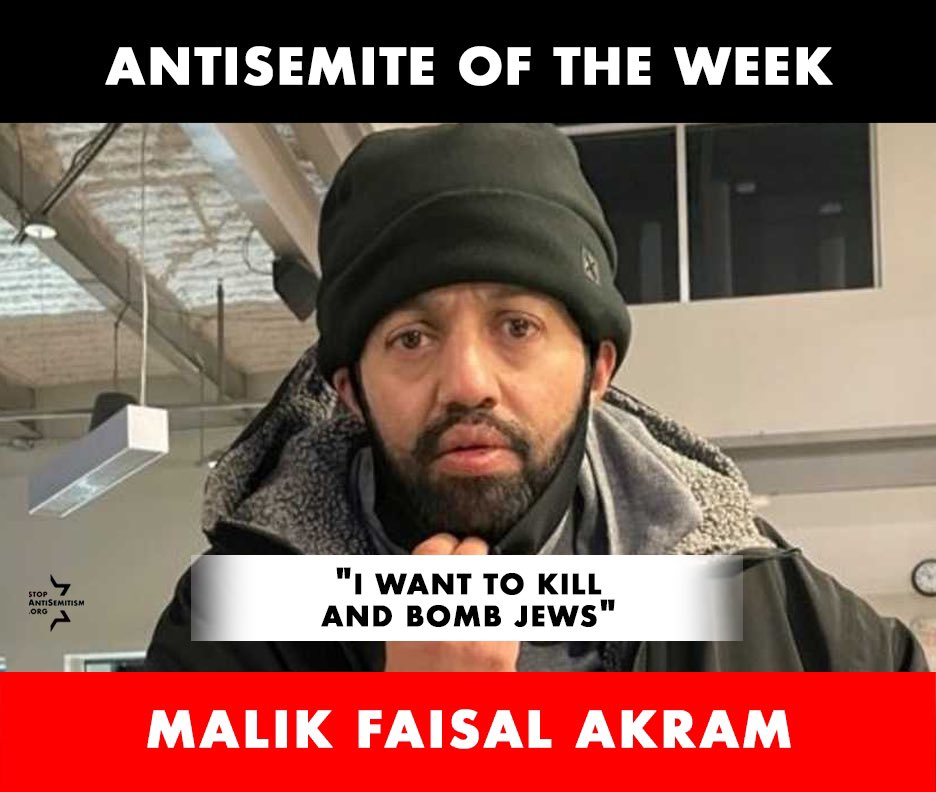 StopAntisemites's tweet image. In 2020 Akram was investigated by Britain’s MI5 after visiting Pakistan.

In 2021 a British councilor complained to police about Akram saying he wanted to “kill and bomb Jews”. 

In 2022 Akram traveled to Texas to hold a synagogue hostage at gunpoint for nearly 11 hours.