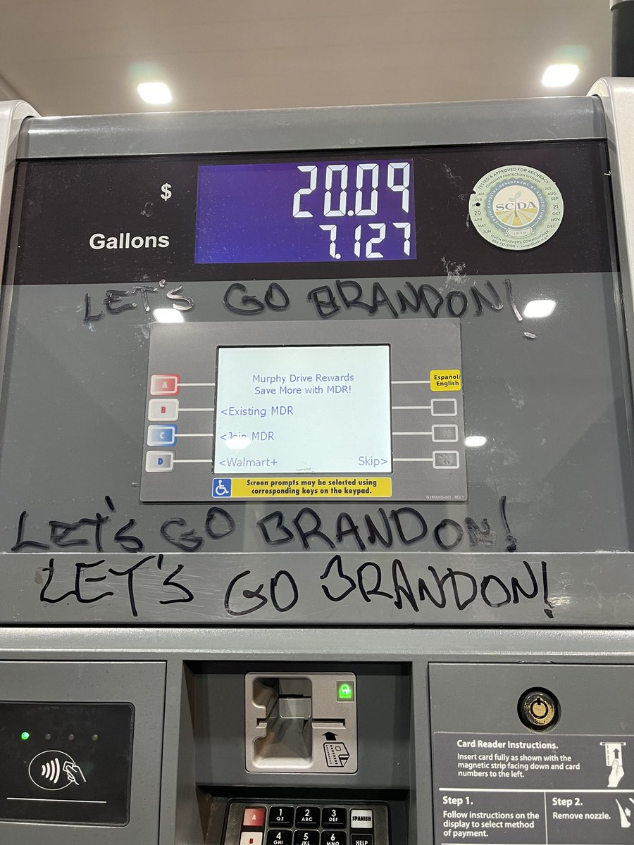 going to the gas station in SC be like