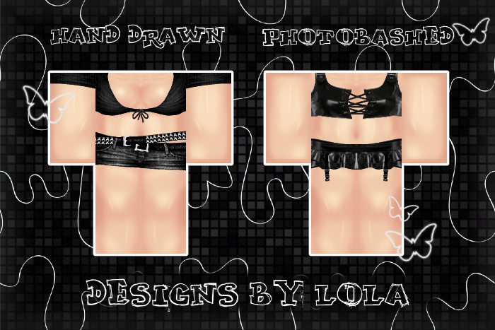 fxnkr's tweet photo. I'm so bad at remembering to post...anyway designs from Nov &amp; Dec !!

☆ links in thread ☆
#robloxclothingdesigner #Roblox #robloxart #robloxclothes https://t.co/cVXgIgCcSj