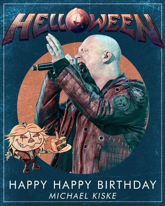Happy 54 birthday to the Helloween singer Michael Kiske! 