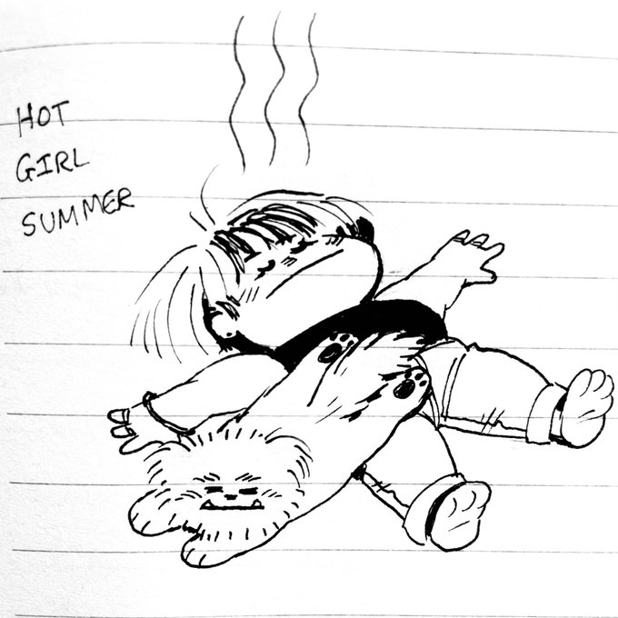 me and my dog (it's summer here) 