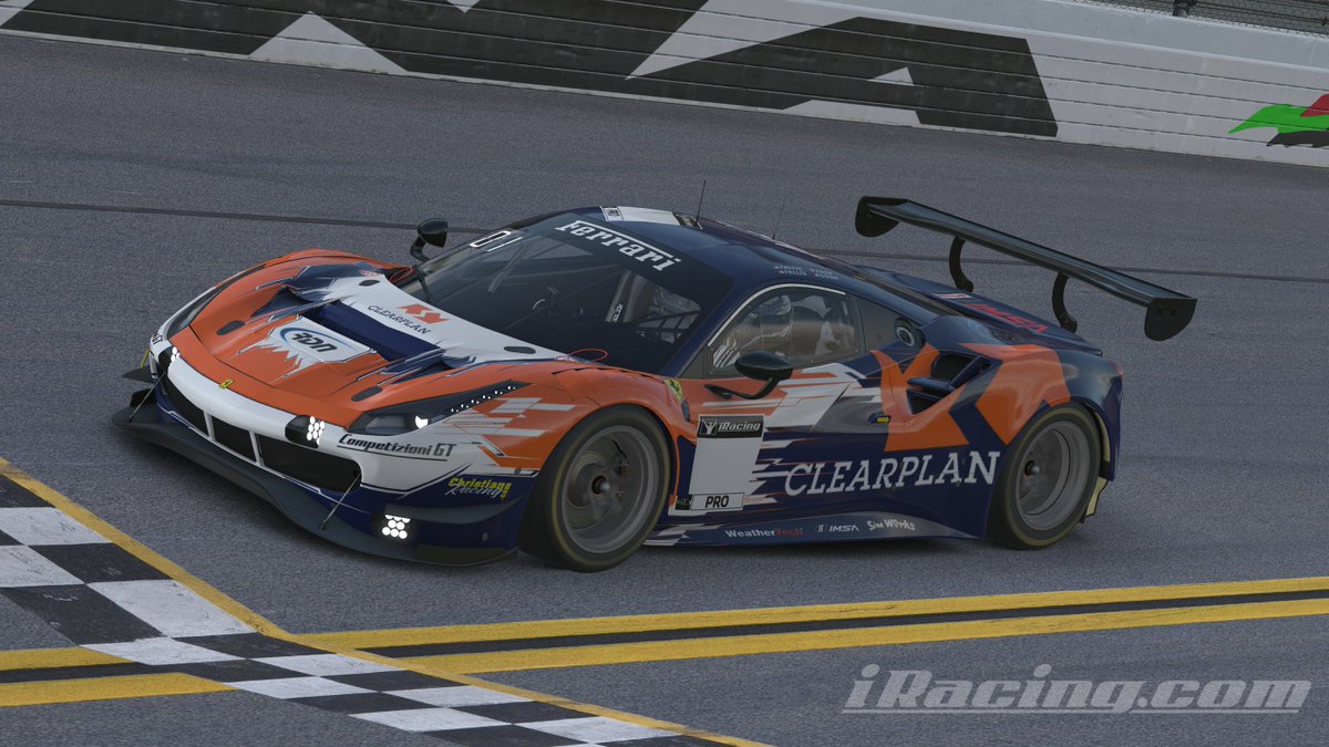 So excited to have finished on the Podium in this years <a href="/iRacing/">iRacing</a>Daytona24 Hour event in the GT3 class! What an effort by our @StrategicESports team. 
It was a fun and exciting @iRacing experience.