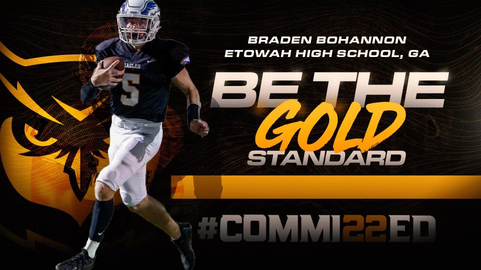 bradenbo10's tweet photo. #AGTG COMMITTED to THE Kennesaw State University‼️🟡⚫️ @Coach_Burks @CoachChesnutKSU @TimGlanton @Etowah_Recruits @RecruitGeorgia @kennesawstfb https://t.co/rH2M3WRWhL
