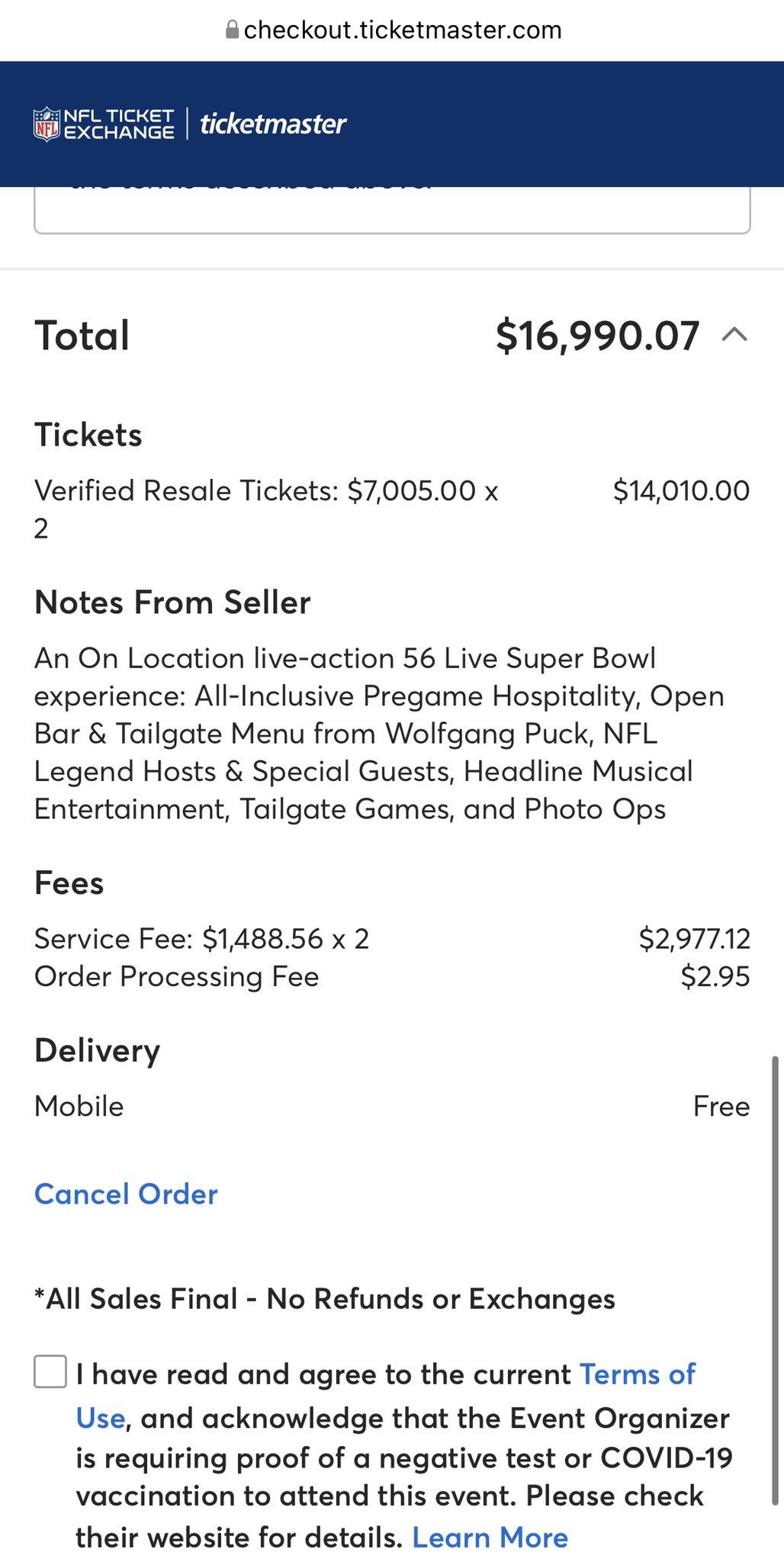 Kylen Mills on X: 'If any #49ers fans are feeling optimistic about the  teams chances in the NFC Championship, Super Bowl tickets right now on  Ticketmaster are $7000+. Add in $3000 of