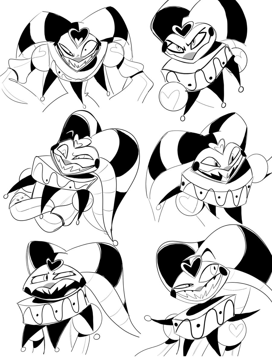 I copied some of Fizz's expressions from episode 7 to better understand what his expressions are like. I really love Fizz and I want to draw him properly. 