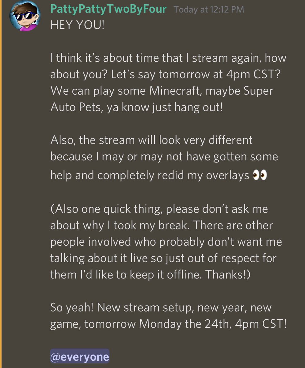 PattyPatty_2By4's tweet photo. hey gamers 👀 https://t.co/9bcWJ5rQB6