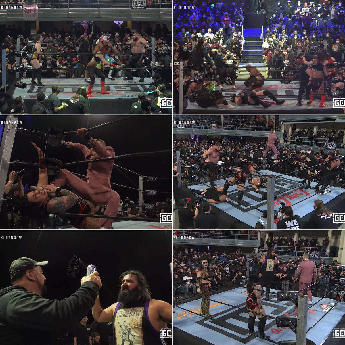 onlylukaWfans's tweet photo. #BigVince se lleva la victoria en la batalla real del kickoff de #GCW #THEWRLD con apariciones de #Lufisto #ThunderRosa #PsychoClown entre otros talentos del circuito indie https://t.co/rlm8W5C6mC