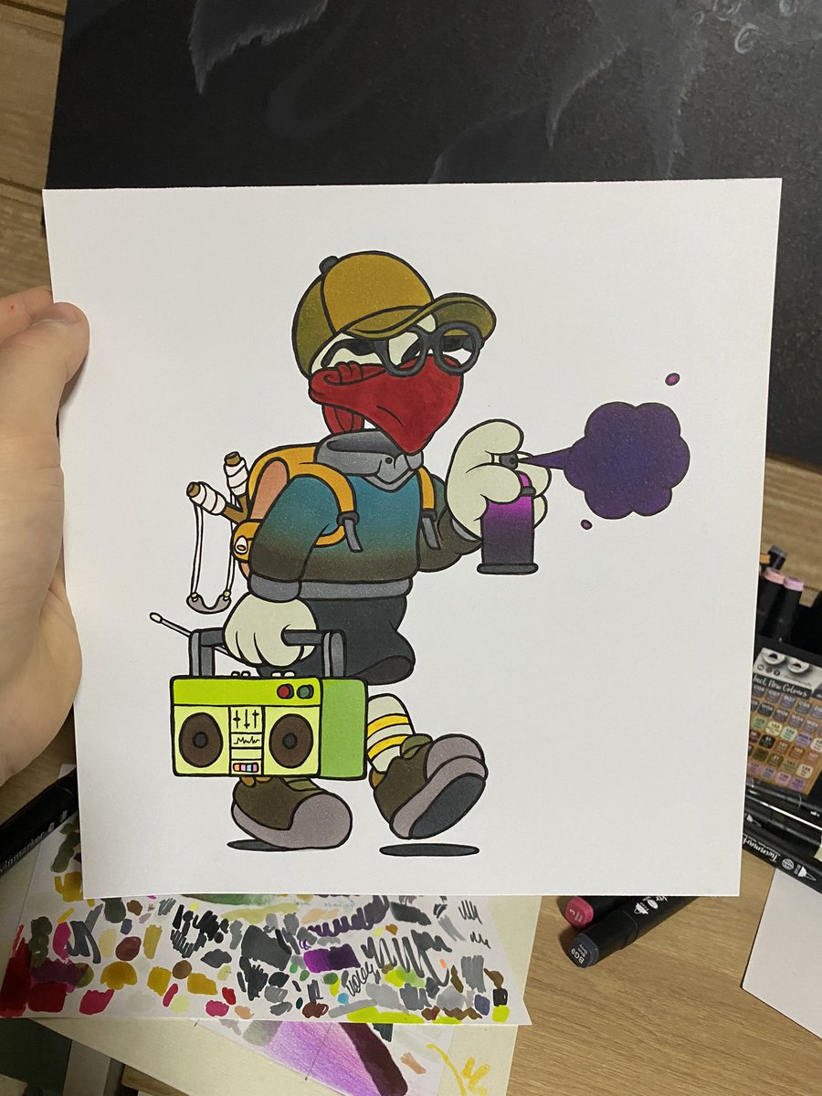 Beder_Official's tweet photo. Worked very hard on this drawing! 100% self/hand made drawing of one of my favorite invisible friend🤩! Hope y’all will like it and hopefully somehow I will also be able to get on the WL🙏🏼 blessed day everyone! My discord name is @YUUB @InvsbleFriends @coinbilly @RNDMCHARACTERS https://t.co/DcCFeP43Pa