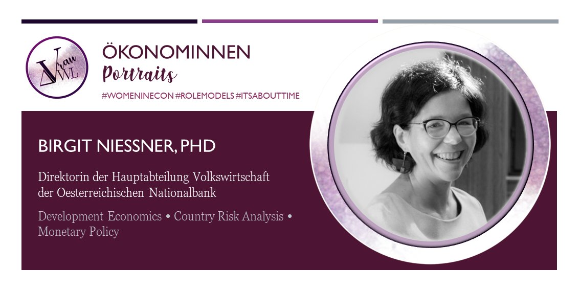Vrauwl's tweet photo. Nach 21 #Oekonominnenportraits ♀️ im Jahr 2021, freut es uns unglaublich, dass wir die Direktorin der Hauptabteilung für Volkswirtschaft der 🇦🇹 Nationalbank für unser 1. Portrait im neuen Jahr gewinnen konnten! #rolemodels #womeninecon #femaleleadership #itsabouttime #EconTwitter https://t.co/qlf6IrFqXn