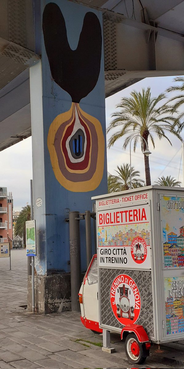 #StreetArt of #Genova, #Italy, located at #PortoAntico.