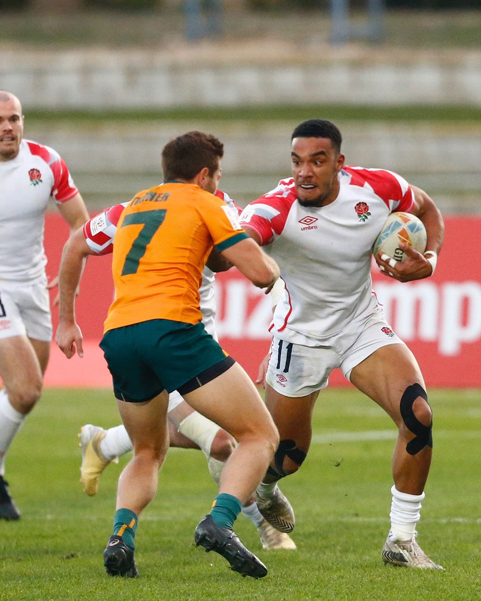 Things we learned this weekend...don't get in @joe_browning's way 🚫 #Spain7s | @WorldRugby7s