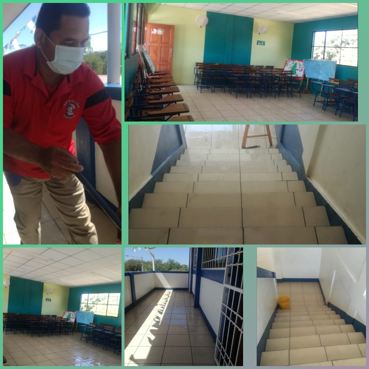 Maestros de los diferentes centros educativos de nuestro #SanRafaelDelSur realizan limpieza, ornamentación y ambientación de Aulas dignas y bonitas para recibir a nuestros estudiantes en este año escolar  #2022EsperanzasVictoriosas 

#EnVictoriasEducativas por gracias de Dios