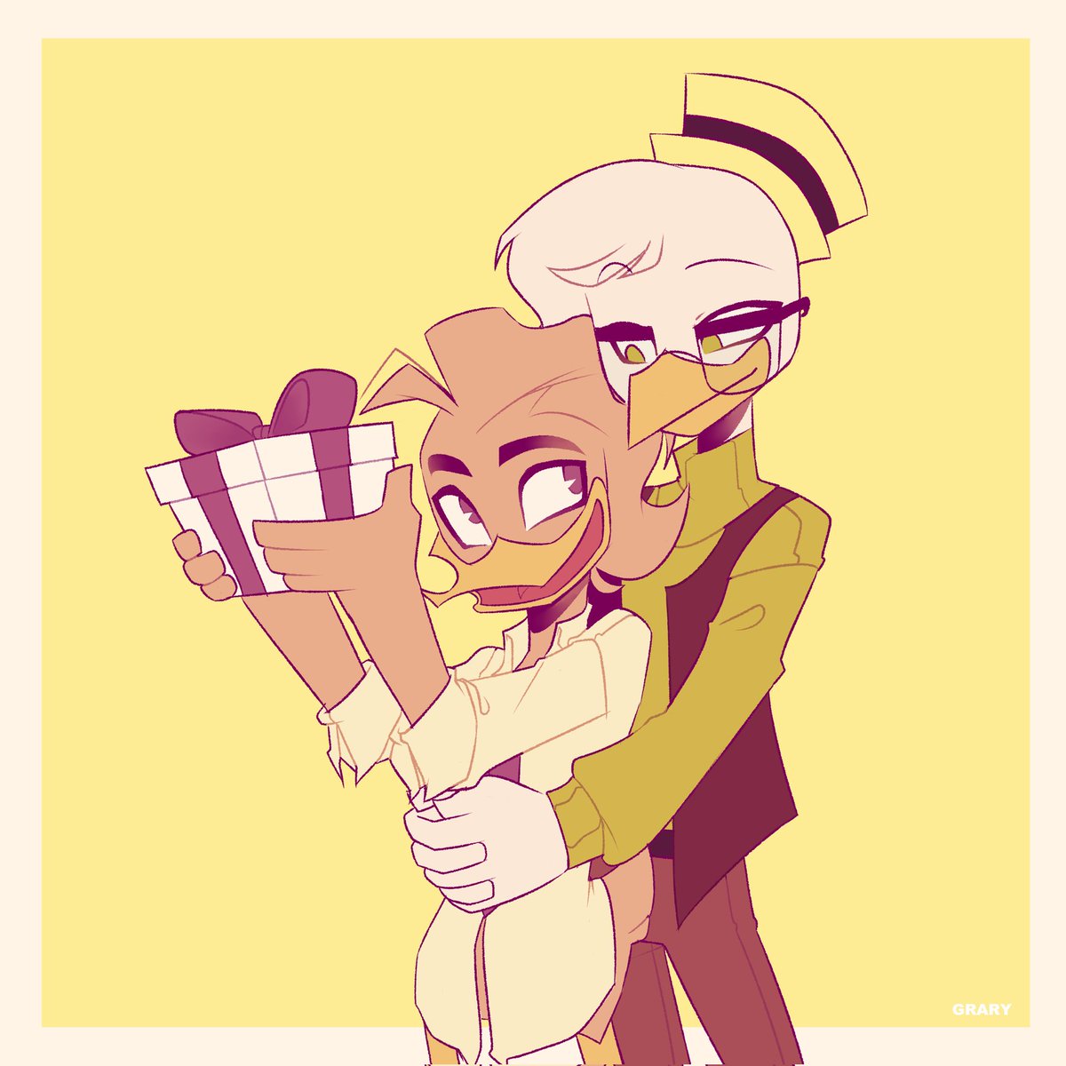 Grary15's tweet photo. ●Holiday greetings(3/3)●
(I'm alive!)
#Ducktales 
#Ducktalesfanart 
#FentonCrackshellCabrera
#Fenton
#GyroGearloose
#Gyro
#art 
#fanart 
#digitalart 
#graryart 
#painttoolsai
#sai
●Holiday greetings(3/3)● https://t.co/WbOpaEPBhs