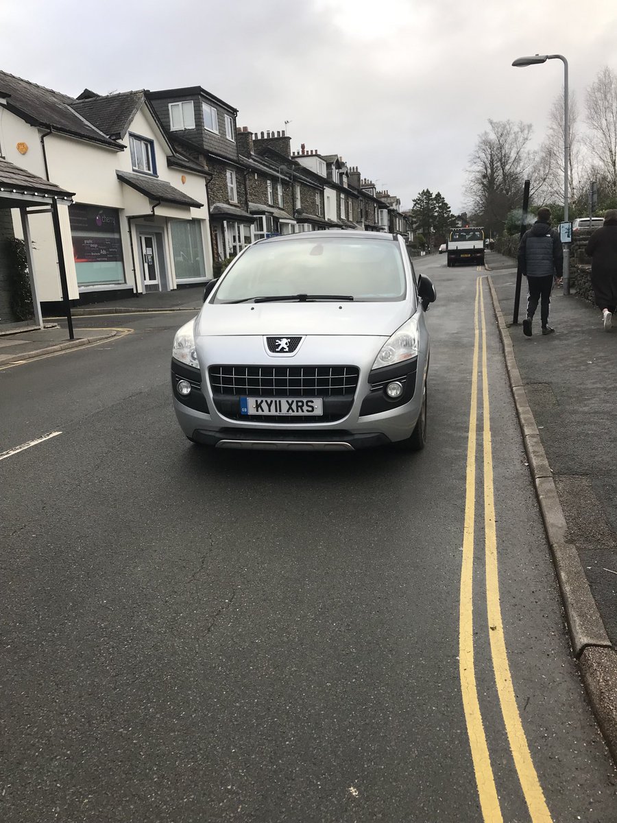 ⁦<a href="/YPLAC/">You Park Like a C***</a>⁩ just left in the middle of the road, about 50ft from a busy junction in Kendal, at lunchtime for at least 5 minutes. Bewilderingly blasé