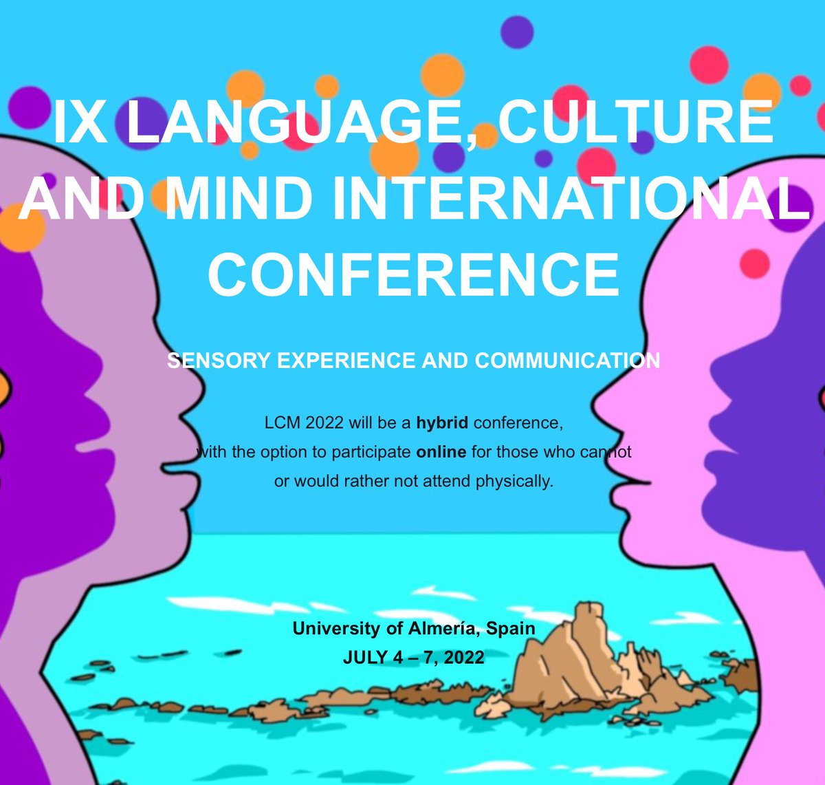 AelcoSpain's tweet photo. IX Language, Culture  and Mind International Conference. University of Almería (Spain) 4-7 July (hybrid) https://t.co/WdQaZtGiD2 https://t.co/SSMTOIraeI