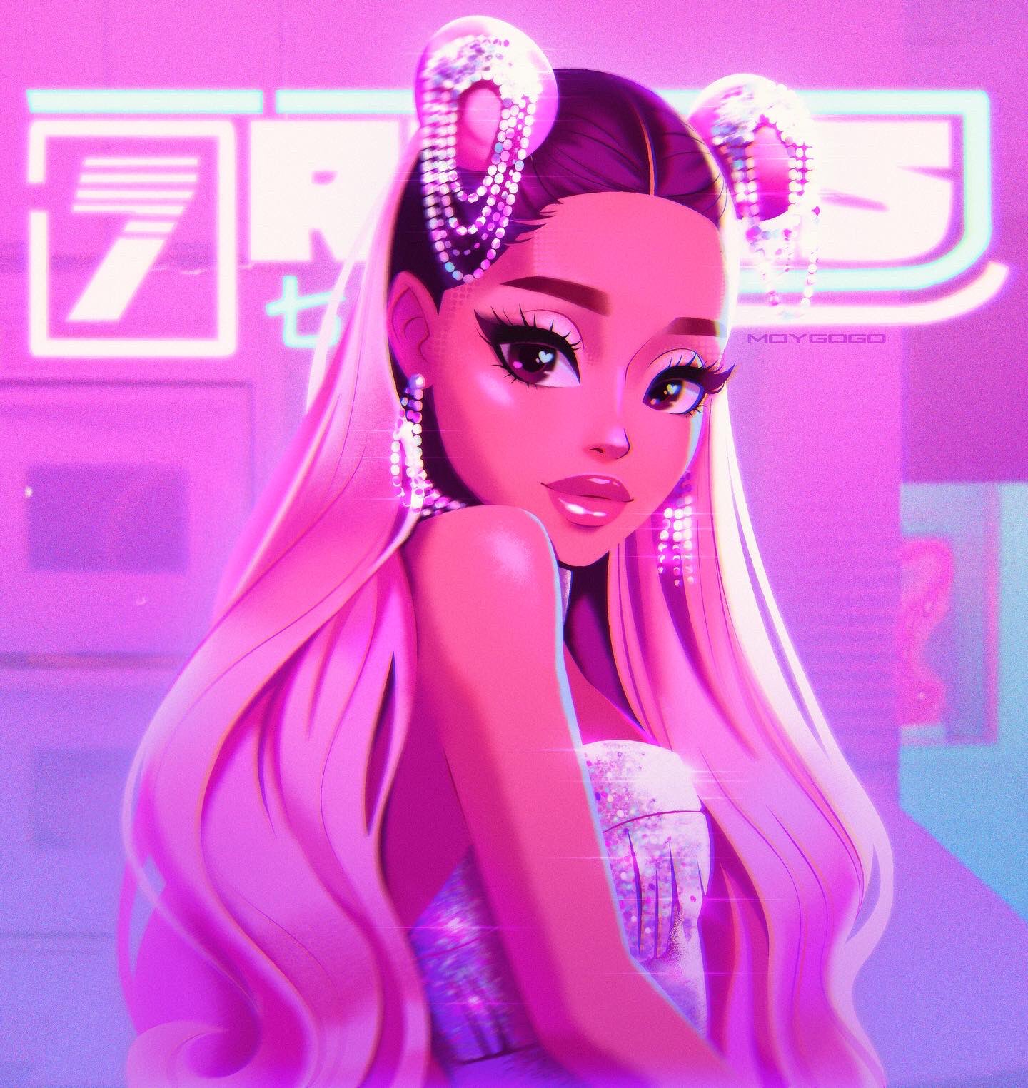 Ariana Grande. 7 rings by AShiori-chan on DeviantArt