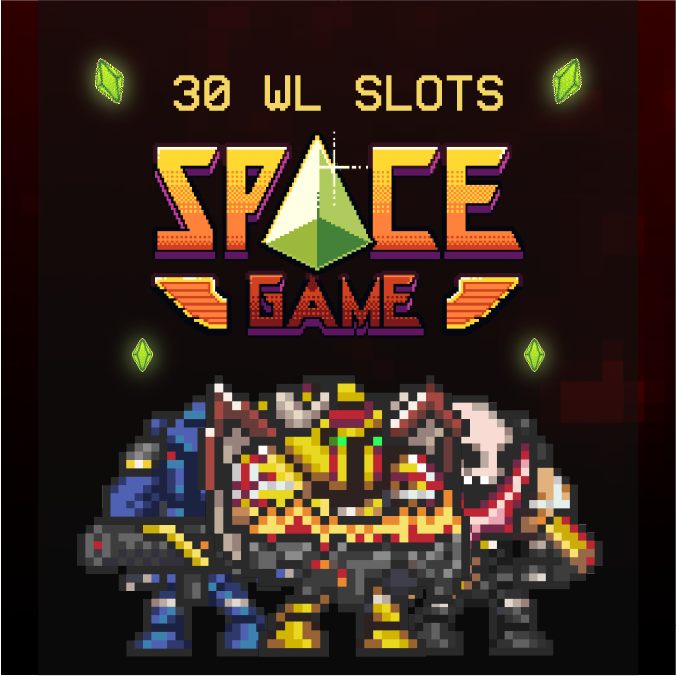 spacenftdotgame's tweet photo. 🏆[⁺+ WL GIVEAWAY +⁺]🏆
WE ARE DOING 30 WL SPOTS.

All you have to do is:

1⃣Follow @spacenftdotgame
2⃣Like &amp; RT this tweet.
3⃣Tag your friends. 

This lasts 24 Hours! 
✨Goodluck✨ https://t.co/rjp6iMW17a