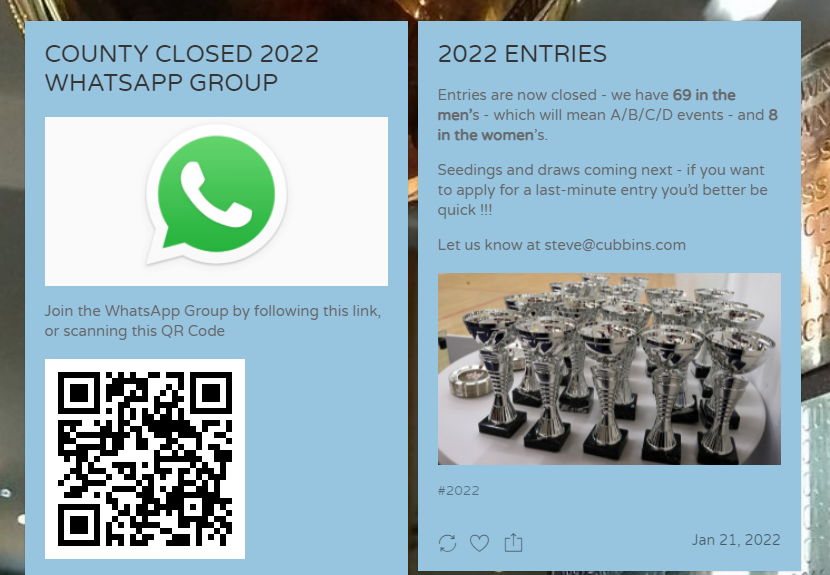 County Closed 2022 tweet media