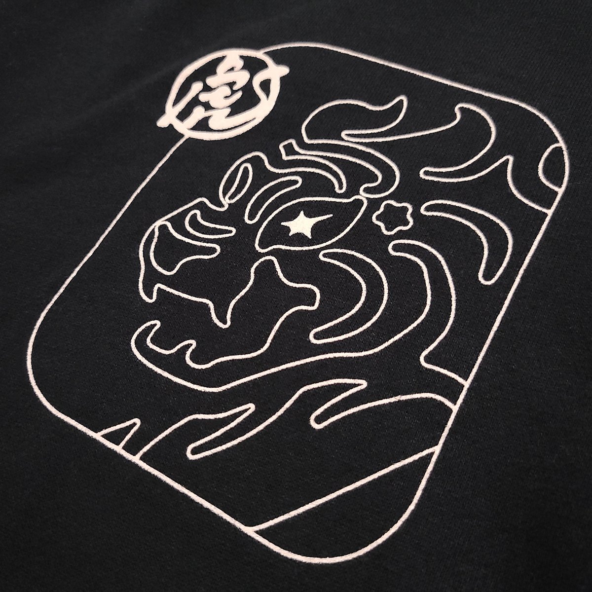 yooohon's tweet photo. made a year of the tiger crewneck 😎 https://t.co/FWGmhfBoA9