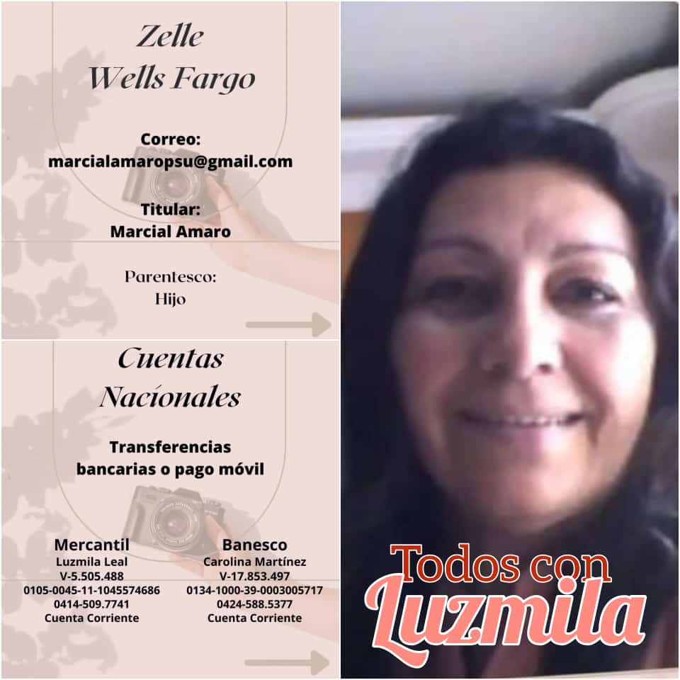 Alconde's tweet photo. La Dra.Luzmila Leal, que tanto ha cuidado de la salud de los venezolanos, hoy requiere de nosotros en su lucha por la vida. Con una mano en el corazón seamos solidarios con ella. Si no puedes colaborar, ayuda a difundir con un retweet. ¡Dios los bendiga!
#23Ene #24Ene @vpgremios https://t.co/g6pvtBA6Yl