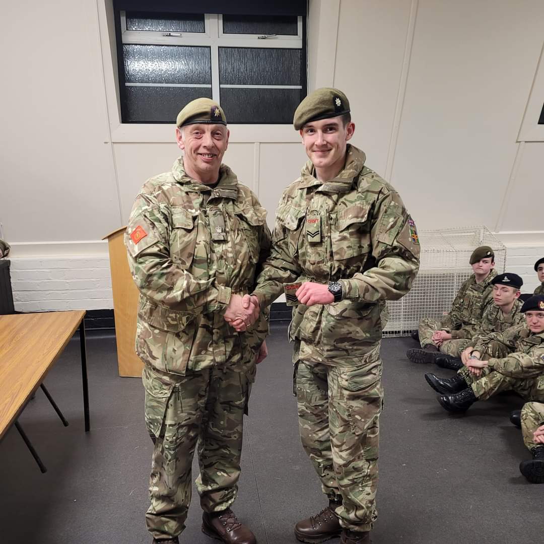 3 Star Complete and promotion  to Sgt. Congratulations Sgt Precious. 
<a href="/Lincs_ACF/">Lincolnshire ACF</a>