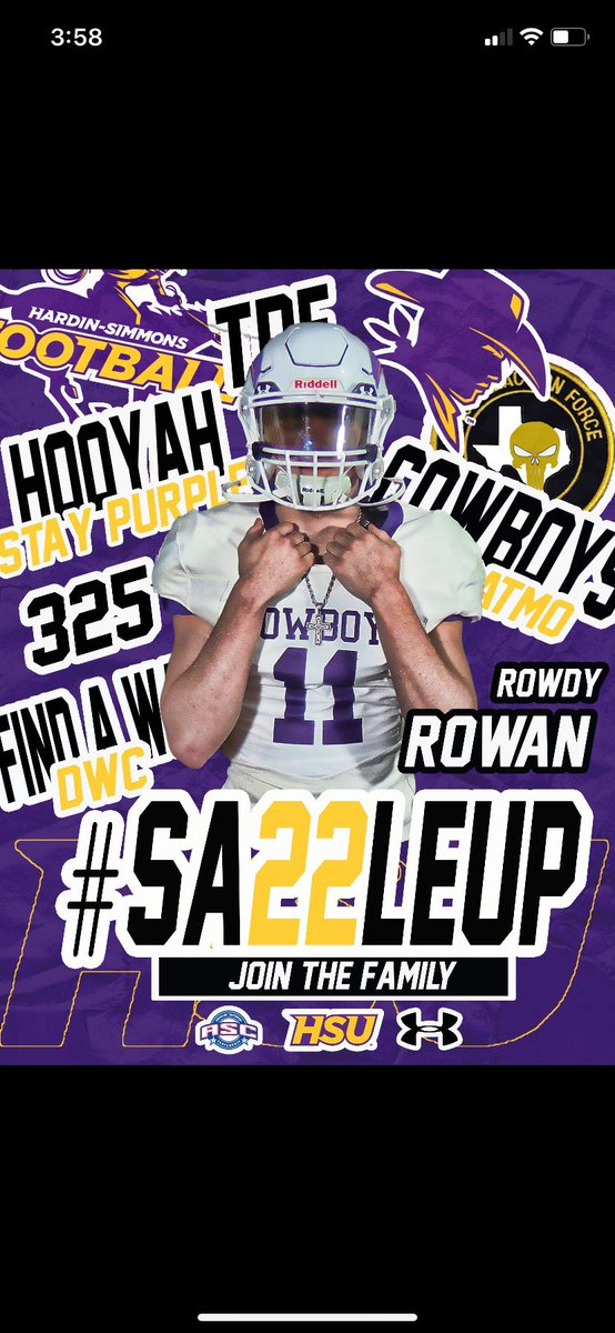 Had an amazing time at <a href="/HSUCowboys/">Hardin-Simmons Cowboy Football</a> @jaxsonmoney