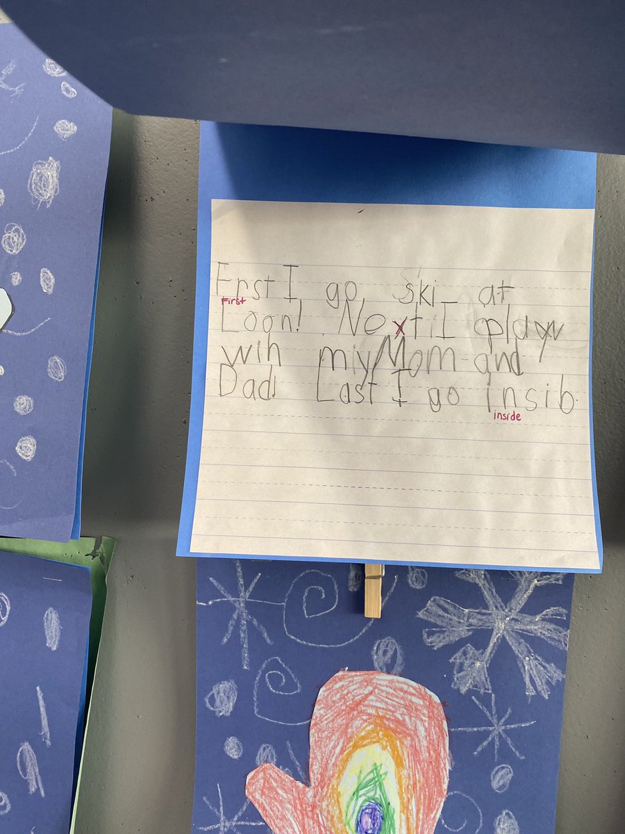 winter memories for our bulletin board ❄️