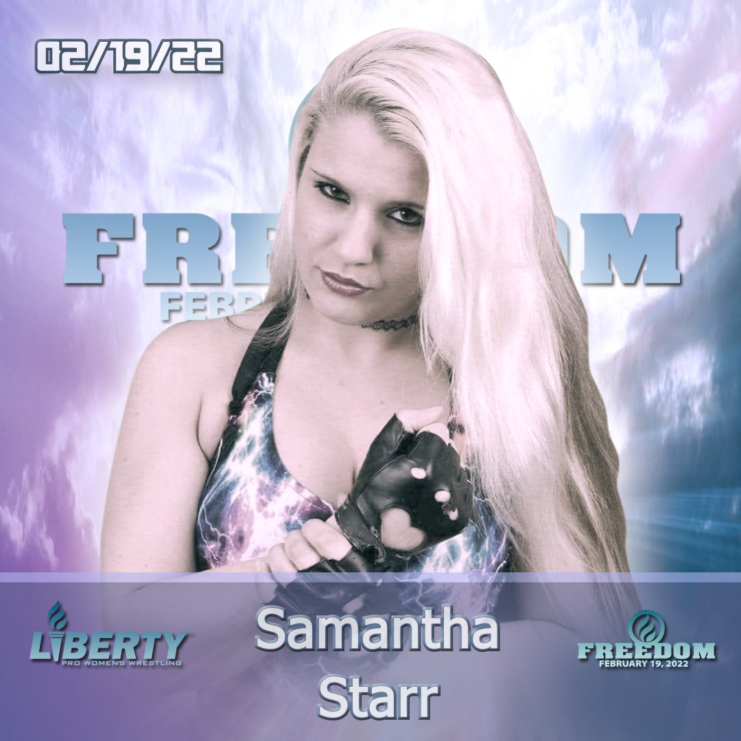 LibertyProWres's tweet photo. February 19, 2022 #LibertyProFreedom Roster! Visit the #LibertyProShop (https://t.co/KVGinxpPTA) for more info! Featuring:
⭐ Little Bit ⭐
⭐ Kandi Jewel ⭐
⭐ Samantha Starr ⭐
...and more!
@LittleBit_2008|@KandiK_Jewel|@Perfectknockout|@Jseymour3000|@VidiotsChannel https://t.co/QRQ28176MK