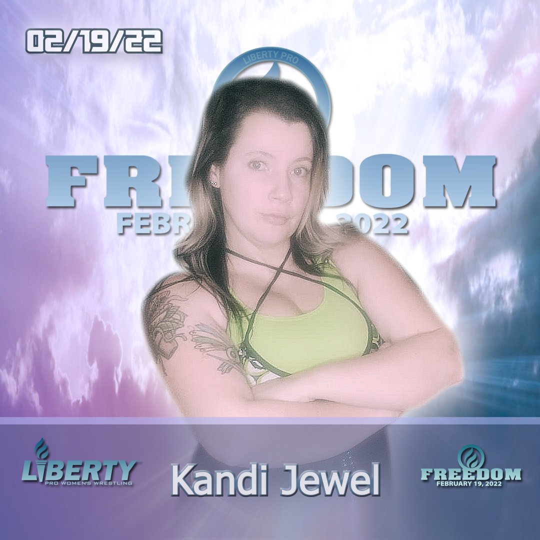 LibertyProWres's tweet photo. February 19, 2022 #LibertyProFreedom Roster! Visit the #LibertyProShop (https://t.co/KVGinxpPTA) for more info! Featuring:
⭐ Little Bit ⭐
⭐ Kandi Jewel ⭐
⭐ Samantha Starr ⭐
...and more!
@LittleBit_2008|@KandiK_Jewel|@Perfectknockout|@Jseymour3000|@VidiotsChannel https://t.co/QRQ28176MK