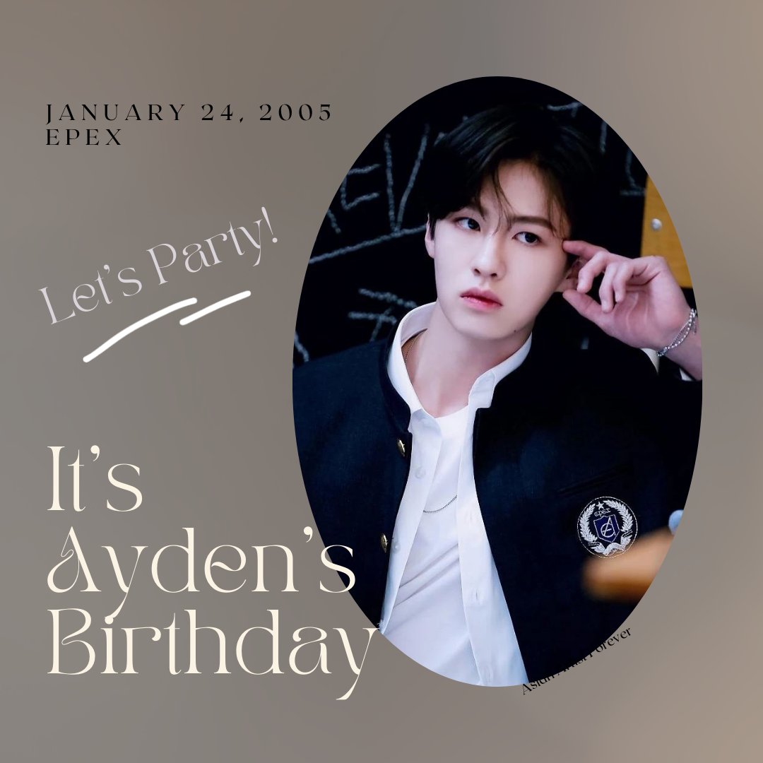 Asian_Birthday_'s tweet photo. Wish you all the best!!
(Feel free to greet them)😊
Happy Birthday Lee Giuk/CyA of ONEWE...
#HappyCyADay #cya #onewecya
Happy Birthday Im Chanhee/Imchan of 24K...
#HappyImchanDay #imchan #24kimchan
Happy Birthday Kwon Yejun/Ayden of EPEX...
#HappyAydenDay #ayden #epexayden https://t.co/NNo62DwxS0