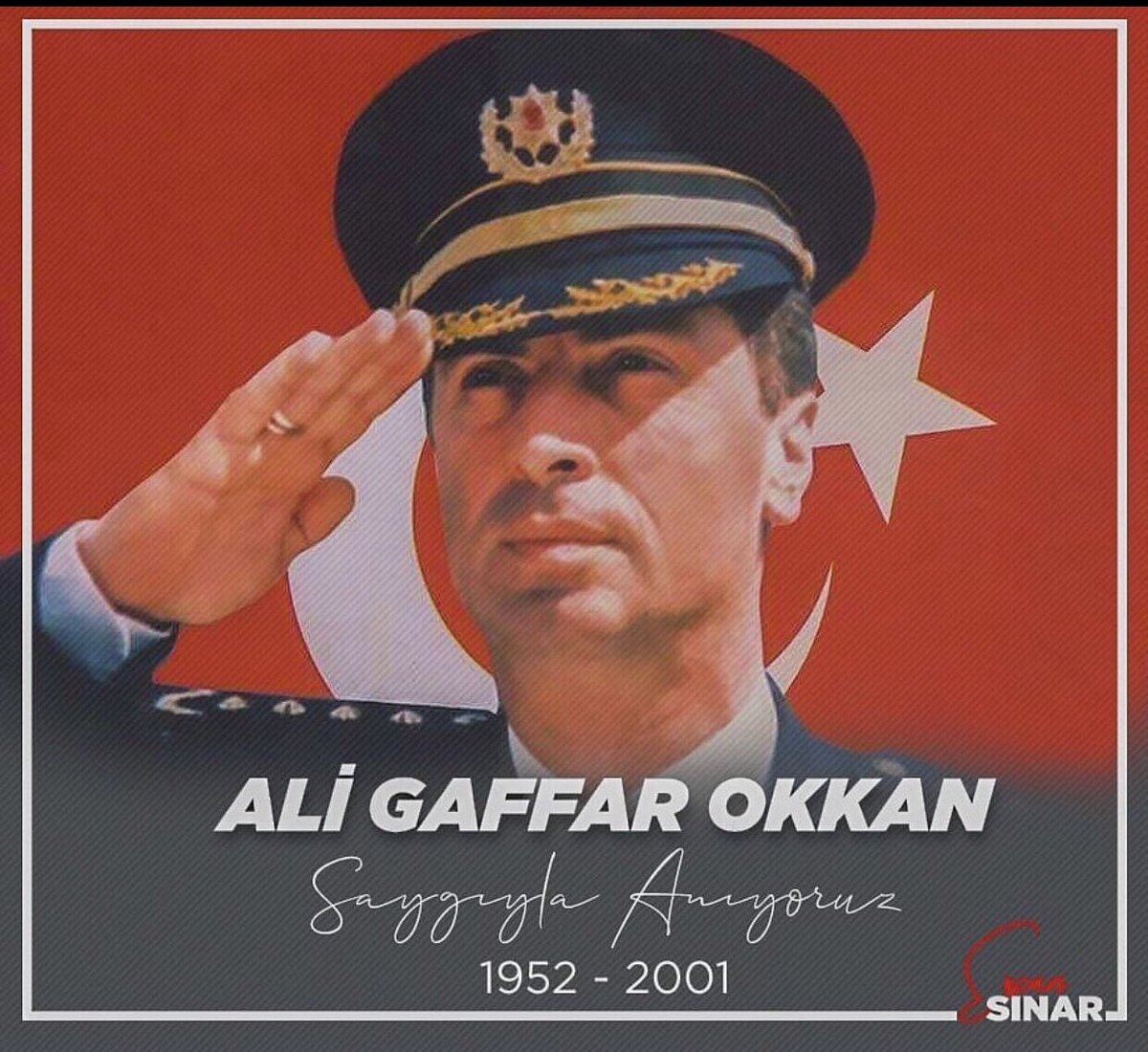 agaffarr5's tweet photo. 21 yıl önce hain bir saldırıda şehit olan emniyet müdürü Ali Gaffar Okan’ı Saygı, sevgi ve Rahmetle anıyoruz. Ruhun şad olsun #GaffarOkkan https://t.co/bWe6BpdaLL