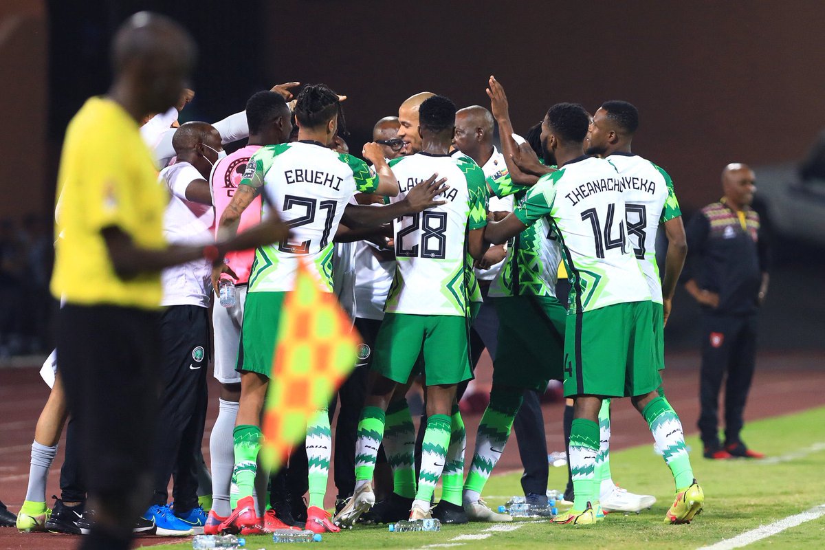 BashirAhmaad's tweet photo. A severe revenge will surely be taken on Ghana in the upcoming World Cup playoffs. We can’t afford to not be in Qatar. 🇳🇬🦅 https://t.co/EdqJwEfsIy
