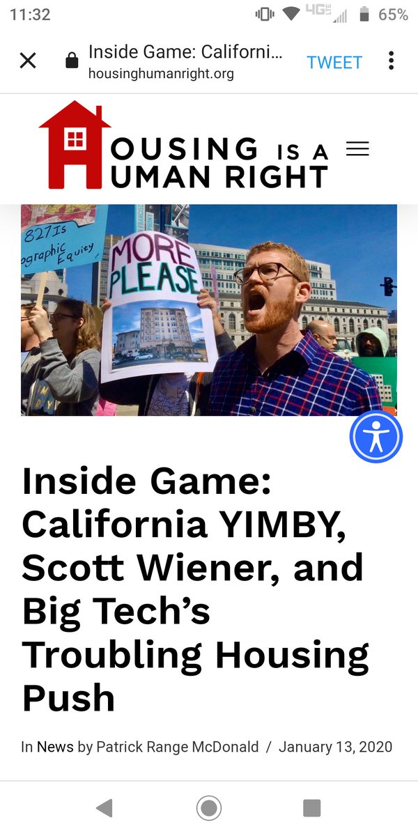 @zekeluger Disturbing that @fuelgrannie is kicked off here for fighting YIMBY, but Jack Dorsey is pushing the YIMBY movement so Big Tech can be wherever they want, even already saturated markets like NY. It raises conflict of interest & censorship concerns. @TwitterSupport #FreeFuelGrannie