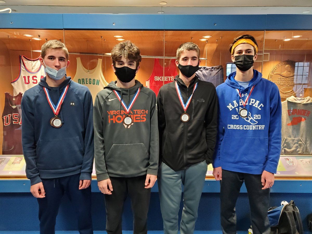 Winter Track Rockland/Northern Counties Meet. These guys are the best! Look at a that bling!