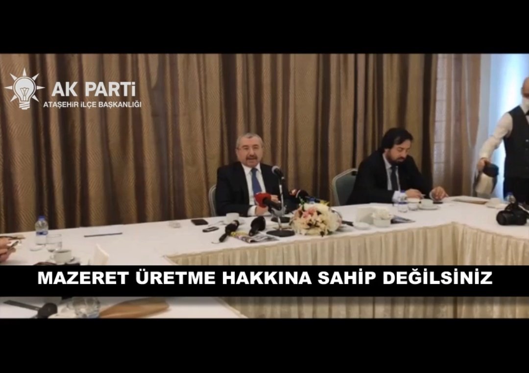 akpartimeclis's tweet photo. Mazeret üretme hakkına sahip değilsiniz #MazeretYok https://t.co/hcU9c2hPs5