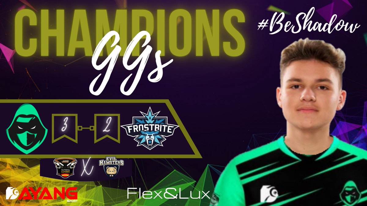 Nos llevamos el segundo clasificatorio de la #NEHCUP con una gran actuación de los nuestros, GGs al rival🤝

🏆| @NationaLeague_ x <a href="/ehamstersclub/">Evil Hamsters 😈🐹</a> 
🆚| @FrostbiteCR 
🎖| <a href="/OkeyCRS/">Okey</a> &amp; <a href="/johnsteven77/">John77</a> 

#BeShadow 🐾