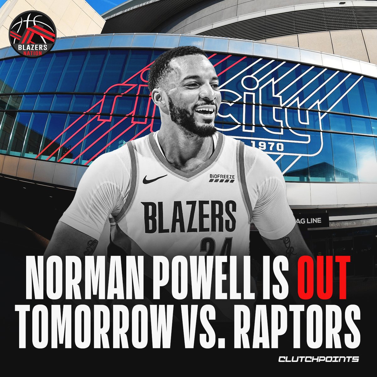 alex6ixsports's tweet photo. Update: No #NormPowell tonight (personal reasons)!
#NormanPowell #UnderstandTheGrind #UTG #RipCity #Raptors #WeTheNorth #RTZ #TorontoSports #Alex6ixSports https://t.co/k4WNcFhiuZ