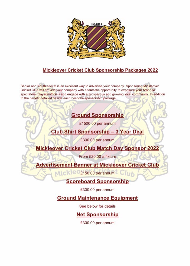 Mickleover CC 🏏 tweet media