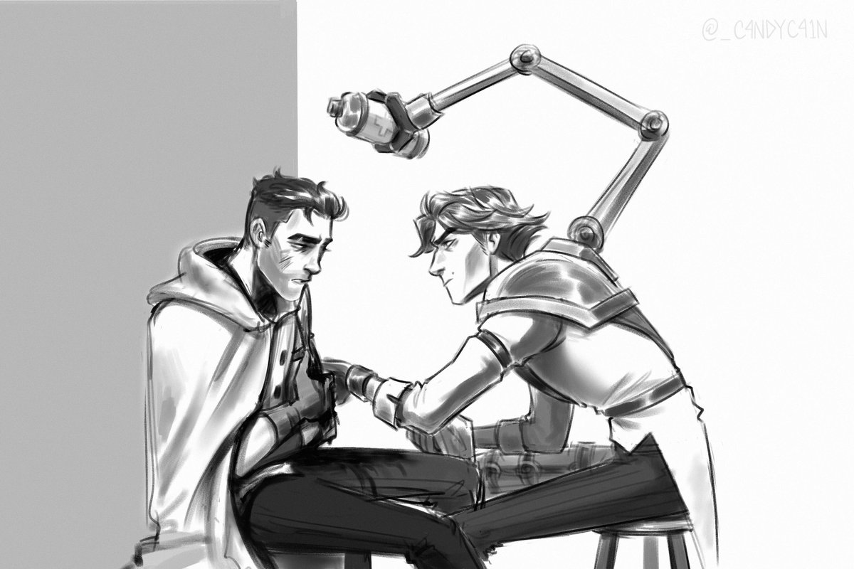 _C4NDYC41N's tweet photo. thinkin bout stuff 🤔 (wip) #jayvik https://t.co/E1Yzlo0XfR
