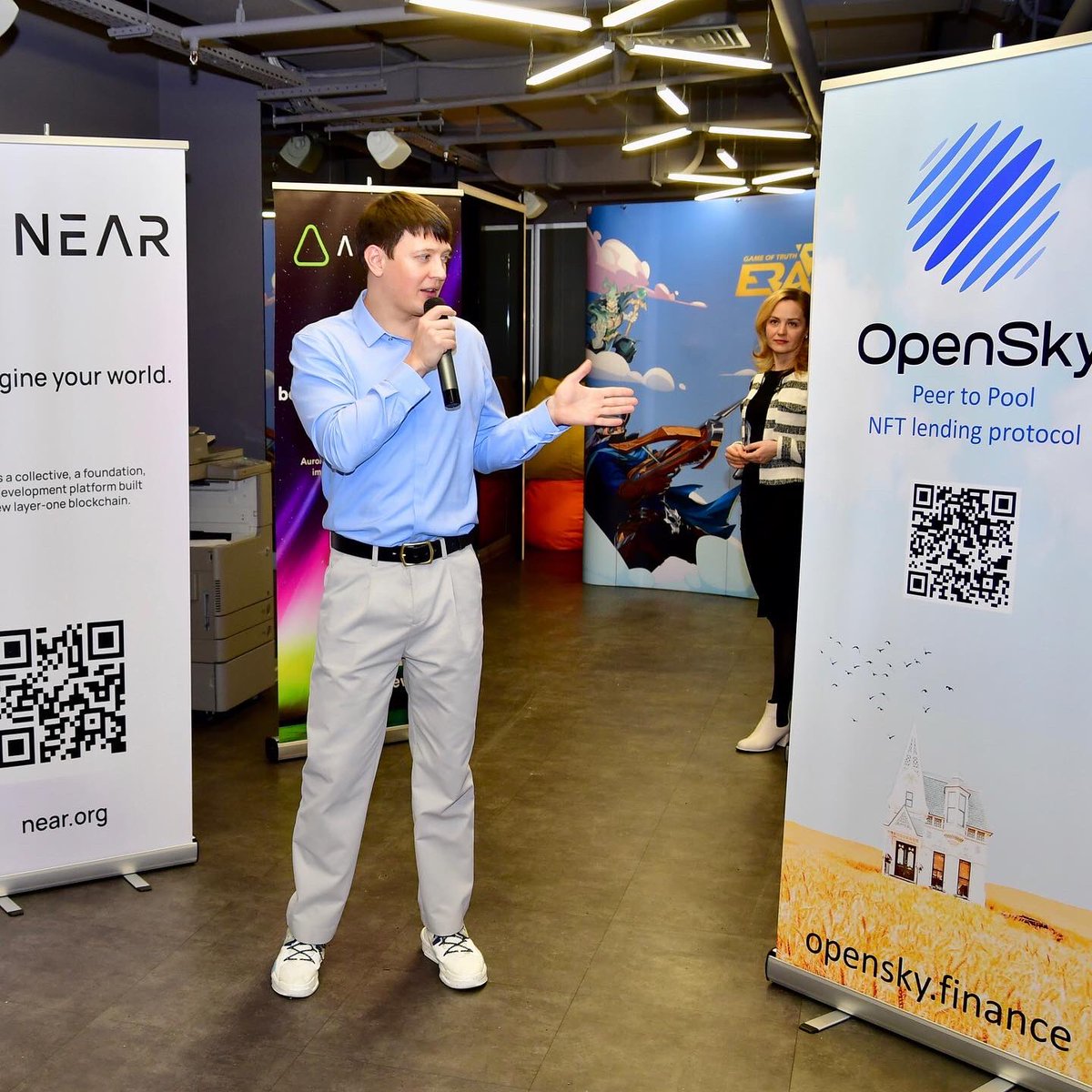 OffKyiv's tweet image. On January 19, 2022, the representative office of the OffChain Social community was launched in Kyiv