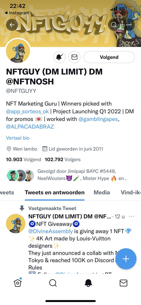 jarod2202's tweet photo. @NFTGUYY @NFTNOSH https://t.co/Xpk2kKNWiB