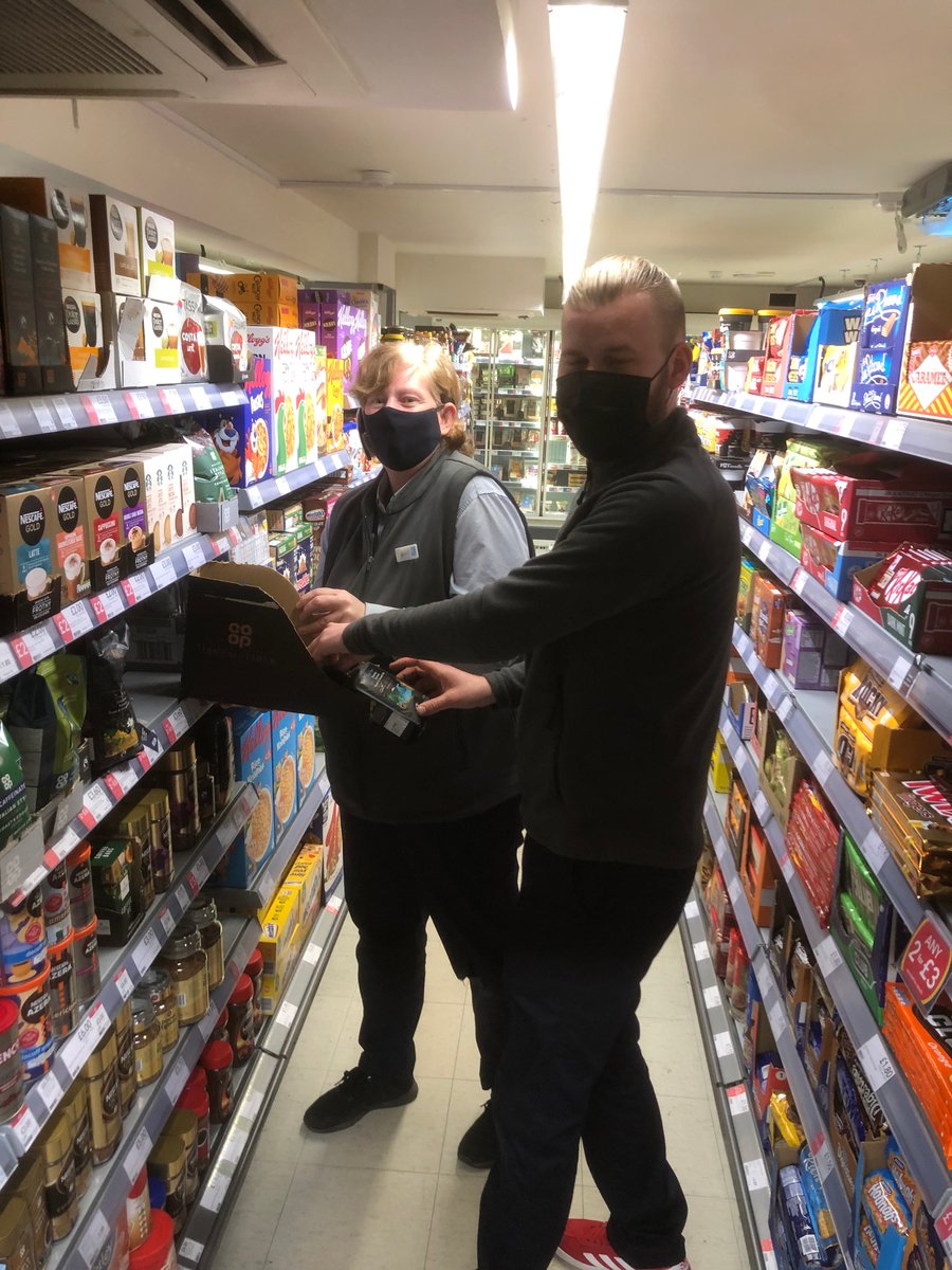 Coopjamie1's tweet photo. With fairtrade fortnight coming up in February it made complete sense to help the store stock up the shelves with fair trade products #FT2W #fairtrade #coop #itswhatwedo #braemar @CindyMo34072747 @KirstyEzady https://t.co/c1CwH1cEML